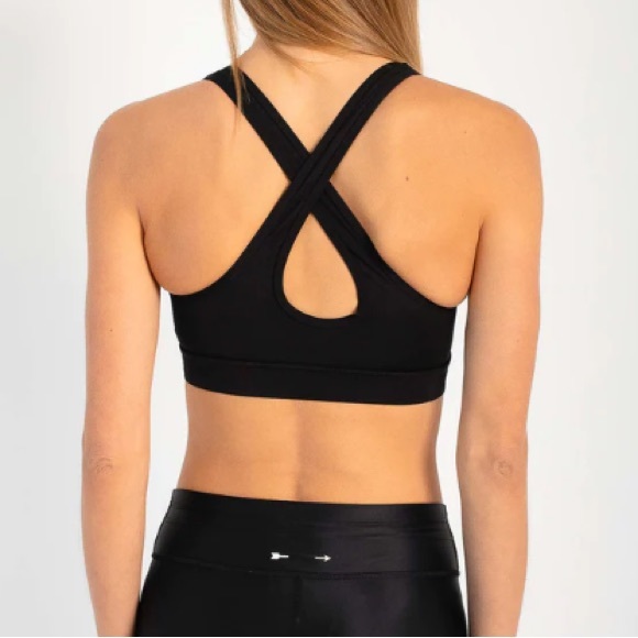NWT THE UPSIDE Lisa Bra Black Size S Sports bra - Picture 3 of 11